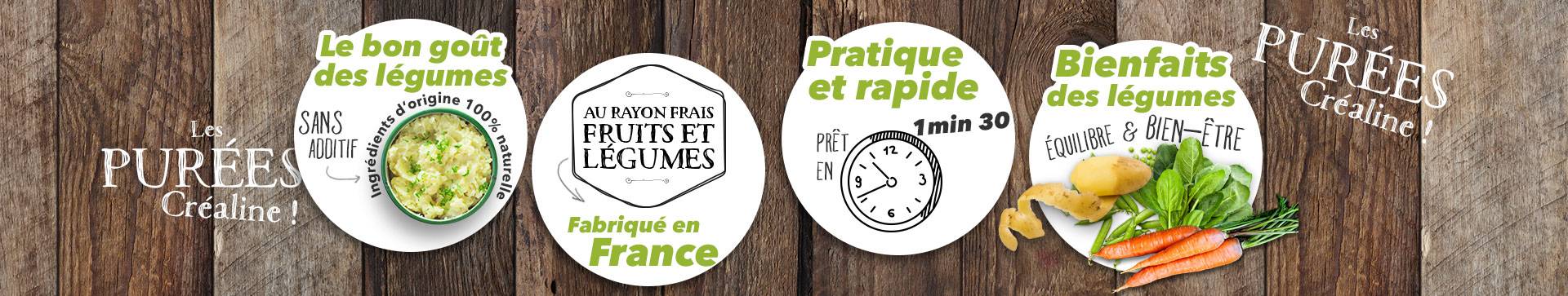 Les purées Créaline : de délicieuses purées de légumes pleines de bienfaits, pratiques et rapides à préparer