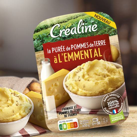 délicieuse purée gourmande à à l'emmental